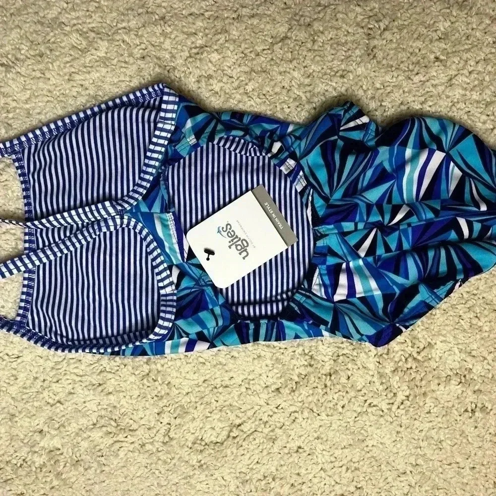 GIRLS UGLIES BY DOLPHIN SWIMWEAR TRAIN STYLE SWIMSUIT SZ 28 NWT